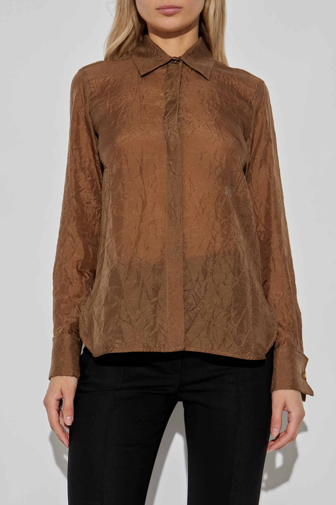 MAX MARA Quassia silk top ストラップサテントップ シルク Silk satin top | Max Mara